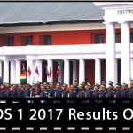 CDS 1 2017 Result