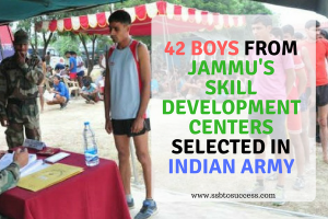 42 Boys from Jammu’s Skill Development Centers Selected in Indian Army