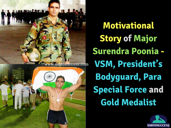 Motivational Story of Major Surendra Poonia- VSM, President’s Bodyguard, Para Special Force and Gold Medalist