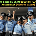 AFCAT 1 2018 Re-Exam Question Paper & Answer Key [Memory Based]