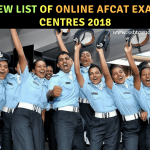 List of Online AFCAT Exam Centre 2018