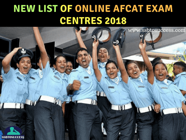 New List of Online AFCAT Exam Centres 2020