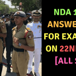 NDA 1 2018 Answer Key for Exam held on 22nd April [All SETs]