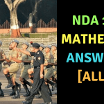 NDA 1 2018 Answer Key for Mathematics