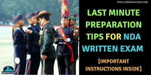 Last Minute Preparation Tips for NDA Written Exam [Important Instructions Inside]