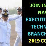 Indian Navy Executive and Technical Branch June 2019 Course
