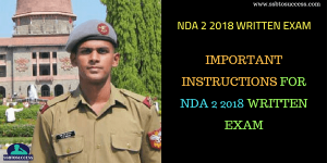 Important Instructions for NDA 1 2019 Written Exam [VIDEO]
