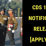 CDS 1 2019 Notification Released
