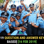 AFCAT 1 2019 Question and Answer