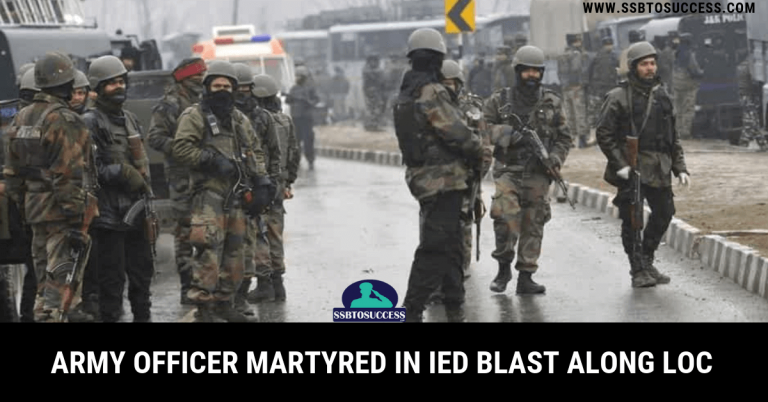 Army Officer Martyred In IED Blast along LOC, Rajouri