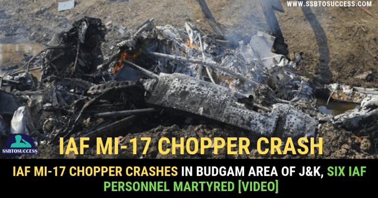 IAF Mi-17 Chopper Crashes in Budgam area of J&K, Six IAF Personnel Martyred [VIDEO]
