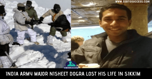 India Army Major Nisheet Dogra Lost His Life in Avalanche in North Sikkim