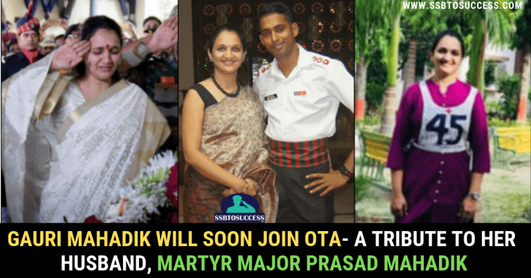 Gauri Mahadik Will Soon Join OTA- A Tribute to Her Husband, Martyr Major Prasad Mahadik