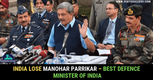 India Lose Manohar Parrikar – Best Defence Minister of India