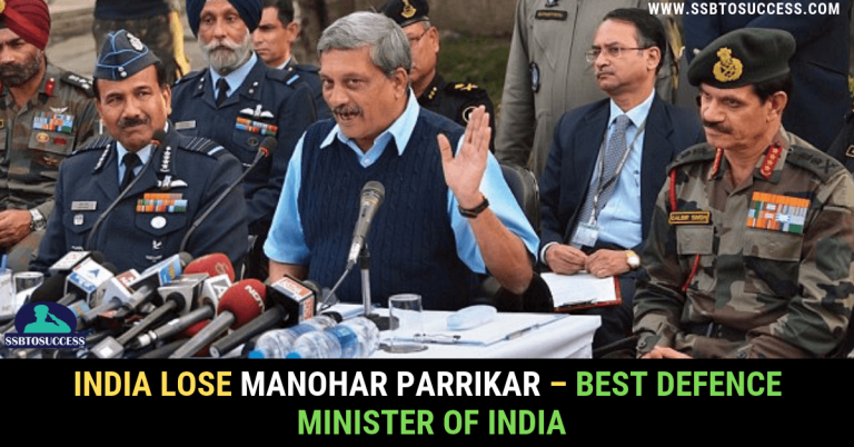 India Lose Manohar Parrikar – Best Defence Minister of India