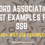 Word Association Test Examples