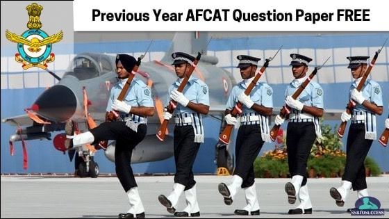 Previous Year AFCAT Question Paper – Free PDF Download