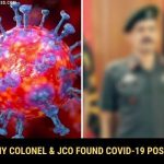 Indian Army Colonel COVID-19 Positive