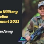 Indian Army Women Military Police Recruitment 2021