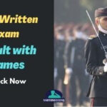 National Defence Academy (NDA) 1 2021 Written Result with Name