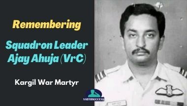 Remembering Squadron Leader Ajay Ahuja (VrC)- Kargil War Martyr