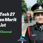 SSC Tech 27 Women Merit List OTA Chennai