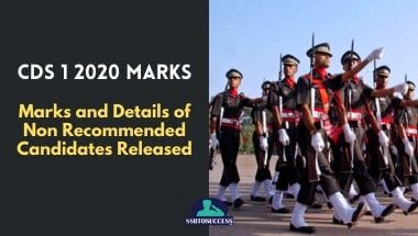 CDS 1 2020 Marks of Non Recommended Candidates Released