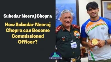 How Subedar Neeraj Chopra can Become Commissioned Officer?