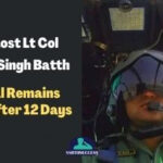 India Lost Lt Col Abheet Singh Batth