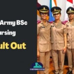 Indian Army BSc Nursing Result 2021 Out