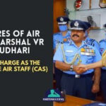 Pictures of Air Chief Marshal VR Chaudhari Taking Charge as The Chief of the Air Staff (CAS)