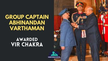 IAF Group Captain Abhinandan Varthaman Awarded Vir Chakra