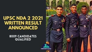 UPSC NDA 2 2021 Written Result Announced – 8009 Candidates Qualified