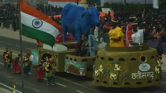 Chattisgarh Tableu - Republic Day Parade 2022