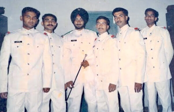 First From Left Gentleman Cadet Gaurav Arya At Officers Training Academy In Chennai