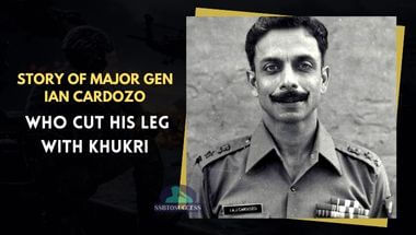 Story of Major Gen Ian Cardozo- Who Cut His Leg With Khukri
